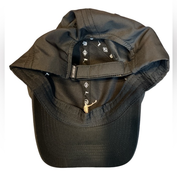 No Laying Up Custom Performance Hat | Black w/ White Wayward Drive Logo - Picture 4 of 4